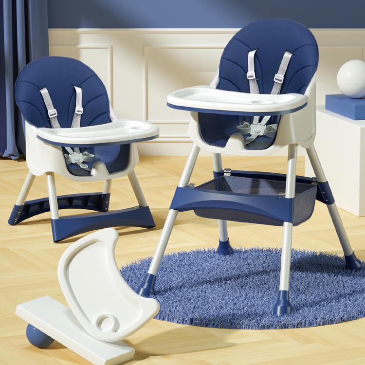Adjustable Soft Baby High Chair with Detachable Seat