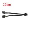 10Pcs 22cm GPU PCIE 8 Pin Female To Dual 2X 8 (6+2) Pin Male Power Adapter Cable