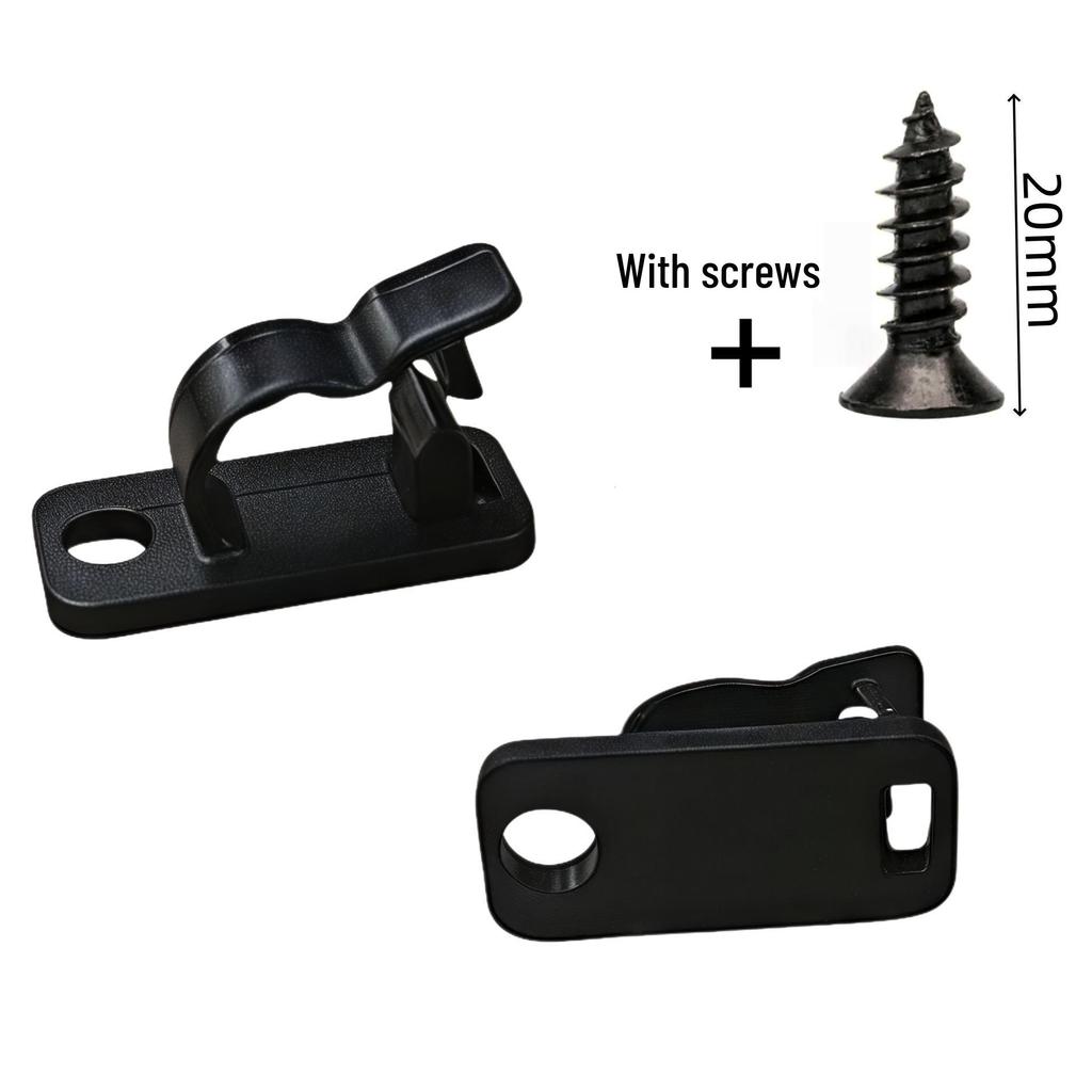 Nylon Adhesive Cable Management Clips - R-Type Crimp for Wire and Network Cables