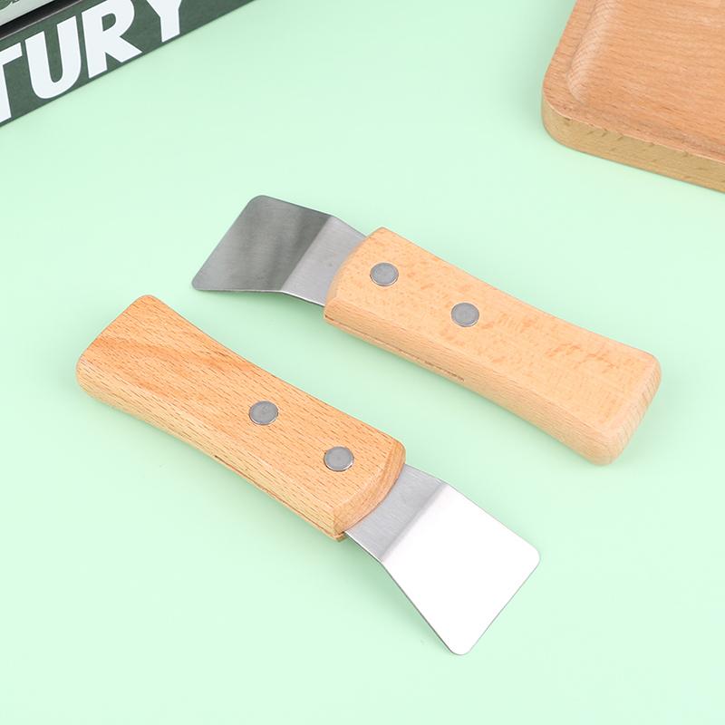 Ceiling Install Spatula Scoop With Wooden Handle Stretch Ceiling Film Shovel Accessories For Welding Harpoon