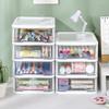 Clear Storage Organizer Desk Organizer with Drawers Plastic Stationery Organizer Makeup Organizer Storage Box for Office