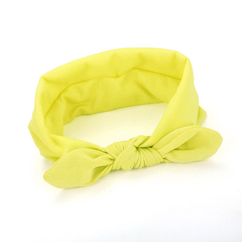 Europäisches & Amerikanisches Schleifenstoff-Stirnband mit Hasenohren