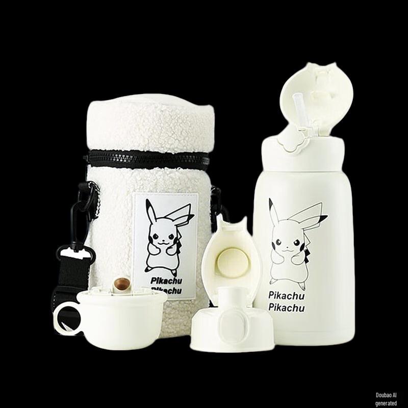 Bei Ju Xiong Pikachu Kids Insulated Water Bottle