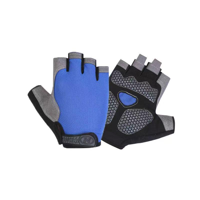 Unisex Non-Slip Half-Finger Workout Gloves - Ideal for Pull-ups, Cycling, and Preventing Calluses