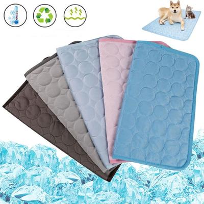 Adults Water Absorption Car Sofa Puppy Blanket Ice Silk Dog Bed Cat Sleeping Pad Pet Cooling Mat