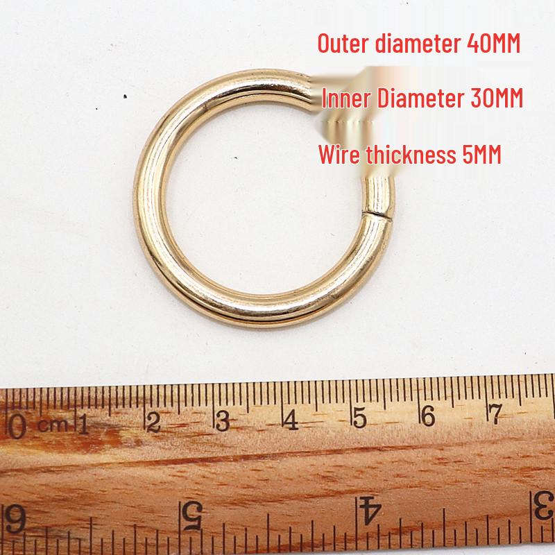 

Gold Iron Ring Dreamcatcher Handbag DIY Craft Accessory, 5MM Thick