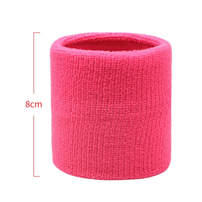 Cotton Wrist Support Band Wristband Sport Bracers Sweat Towel Cuff Tennis Wrist Guard Protector Strap Fitness Run Sweatband Gym