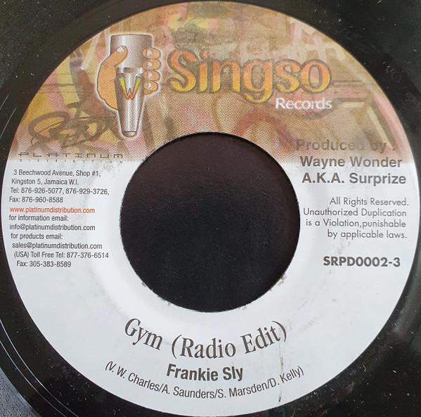 7inch Record FRANKIE SLY - Gym SRPD00023 Singso Records 2000 Jamaica Reggae, Ska & Dub Used