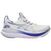 Asics Gel-Nimbus 28 Bequeme Laufschuhe Unisex-Sneaker Weiß Blau 1013A208-100