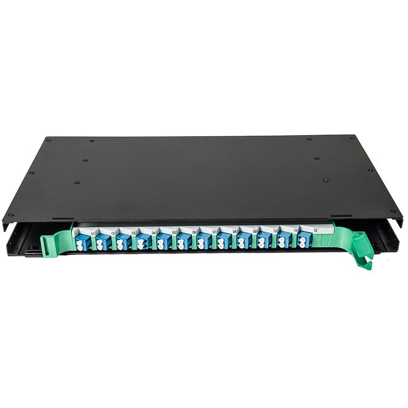 Hainai 24-Core 1U 19-inch Rack Mount ODF Fiber Optic Patch Panel