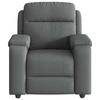 VidaXL Fauteuil inclinable Gris foncé Tissu, fauteuil, fauteuil inclinable TV, poussette, fauteuil inclinable pour personnes 4015681