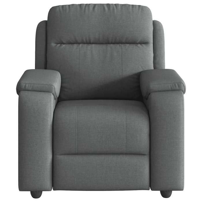 VidaXL Fauteuil inclinable Gris foncé Tissu, fauteuil, fauteuil inclinable TV, poussette, fauteuil inclinable pour personnes 4015681