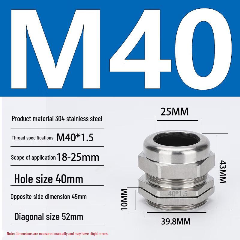 304 Stainless Steel Waterproof Explosion-Proof Cable Gland