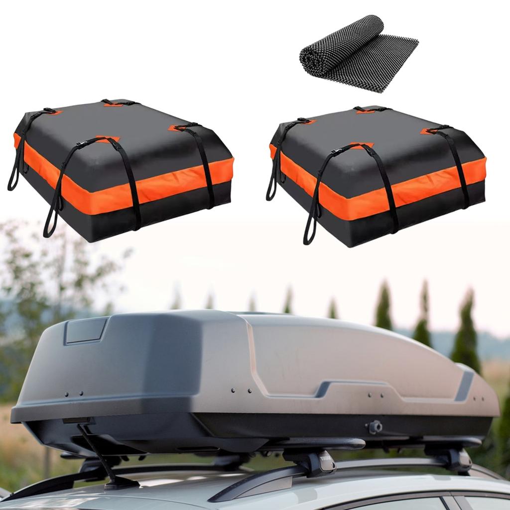 Universelle Wasserdichte Dachbox-Tasche für Autos aus 420D Oxford-Gewebe mit Anti-Rutsch-Matte Dachbox-Stauraumtasche für SUV LKW Van C