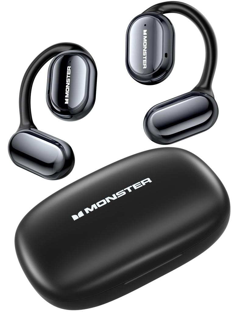 Revolutionary Hearing Open Monster Fully Wireless Bluetooth Ear Air Bluetooth Automatic 16mm 30 Hours of Playback Touch Sound Leakage Fast IPX5 [2025
