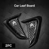 APG1  For Citroen C1 C3 C4 DS3 Most Models 2Pcs Carbon Fiber Car Side Leafboard Stickers Flank Fender Modified Car Side Wing Leaf