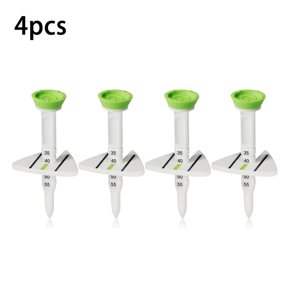4pcs Golf Adjustable Height with Angle Identification Golf Stud Golf Sports Equipment Accessories Outdoor Sports Equipment