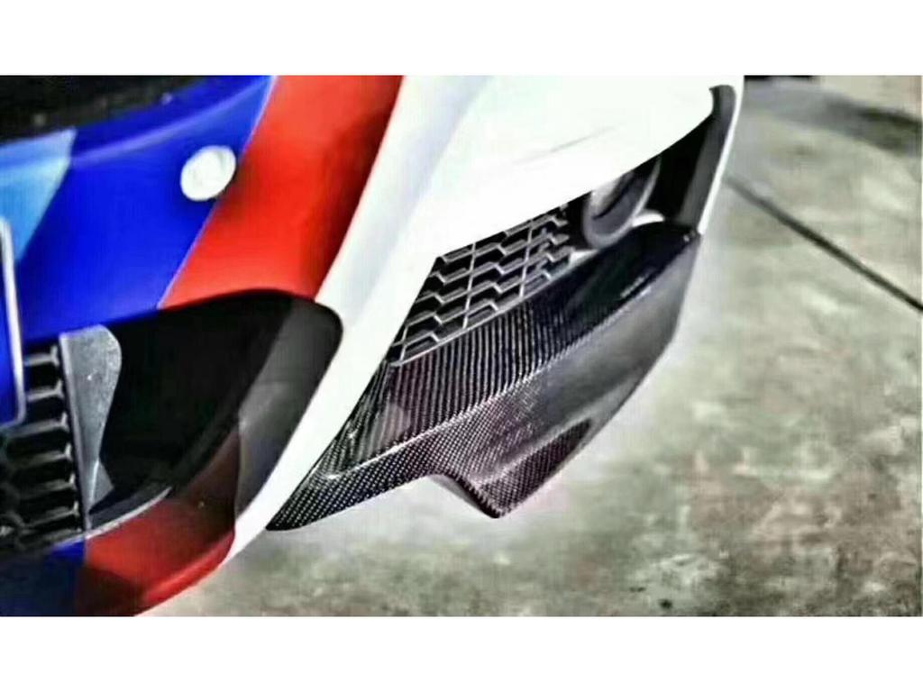 BMW 3 Series F30/F35 MT Carbon Fiber Body Kit: Front Lip & Corner Splitters