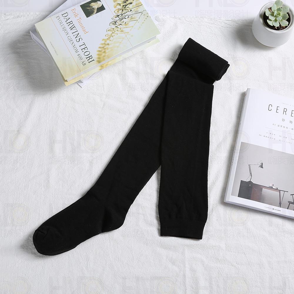 Calze lunghe da donna 80cm sopra il ginocchio, Calze lunghe morbide elasticizzate in cotone per uso quotidiano, Cosplay