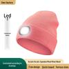 Rechargeable LED Light Beanie - Glow-in-the-Dark Winter Hat for Night Running Outdoors