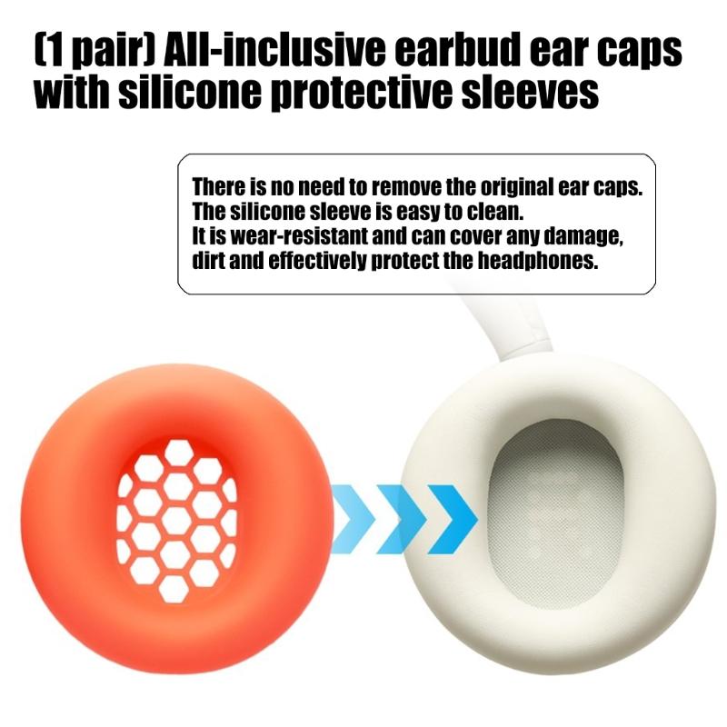 Silicone Ear Pad for CMF Over Ear Headphones Protector Sweat-Proof and Washable Ear Cushions
