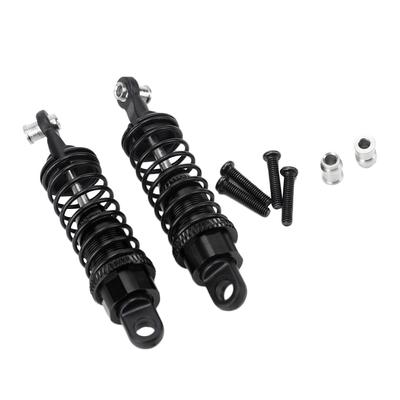 2Pcs Aluminum Alloy Shock Absorber Damper A580018 Fit for WLtoys A959 118 RC CarBlack