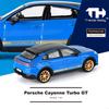Trends Hobby 1:64HEC Hangzhou Exhibition TH Porsche Cayenne Turbo GT SUV SUV Adult  Alloy Car Model