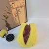 New Style Girly Macaron Cosmetic Bag: Large Capacity Plush Wash Bag