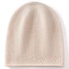 One seamless cashmere autumn and winter new men's and women's simple warm ear protection cold knitted hat