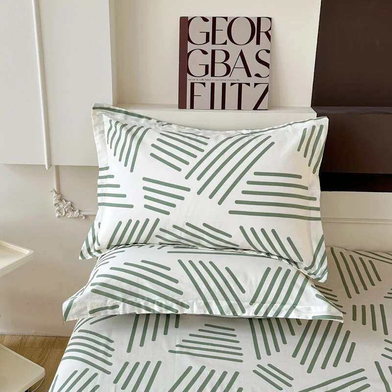 100% Cotton 1PC Floral Pillow Cover, Bedding Pillowcase Bedroom Home Décor Cushion Cover, Custom Sizes Bed Pillow Cover 51x76cm