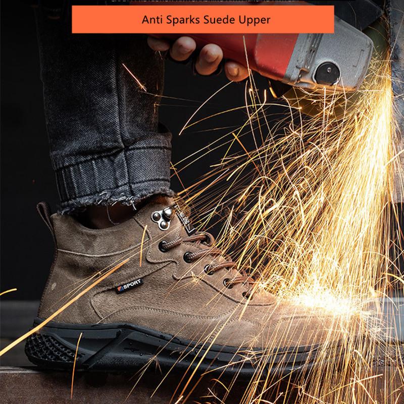 Теплая защитная обувь. Зимняя рабочая обувь для мужчин. Защитная обувь для сварщиков — фото 5