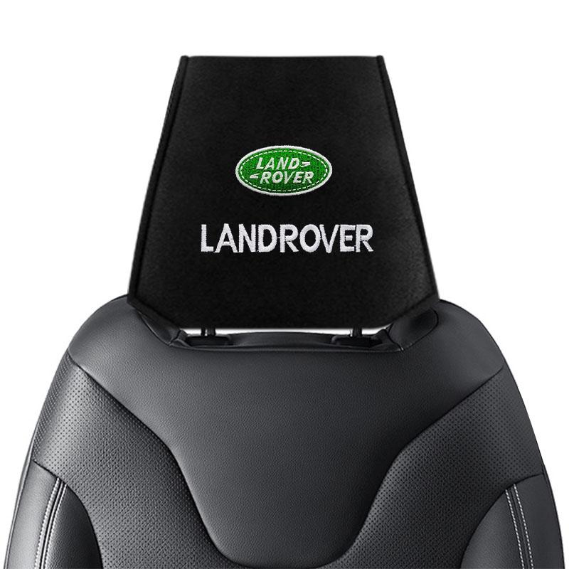 1pcs Car Seat Back Headrest Pillow Dustproof Cover for Land Rover SVR Discovery Freelander 3 SVR L320 L330 Evoque Defender Range Rover Auto