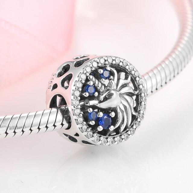 Nouveau cadeau de bricolage élégant perles en argent sterling 925 croix de foi arbre de vie animal de compagnie chat chien ajustement breloques bracelet femmes fabrication de bijoux