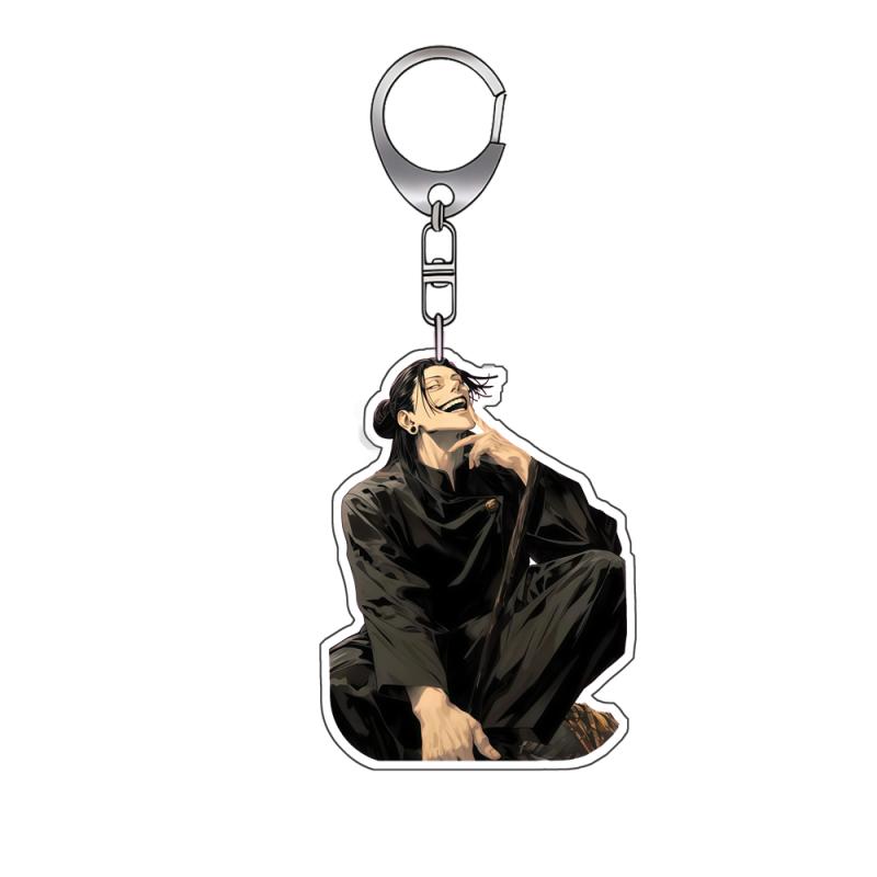 Anime Acrylic Keychain for Jjk Ryomen Sukuna Satoru Gojo Suguru Geto Different Styles Self-Made Acrylic Key Buckle Bag Pendant