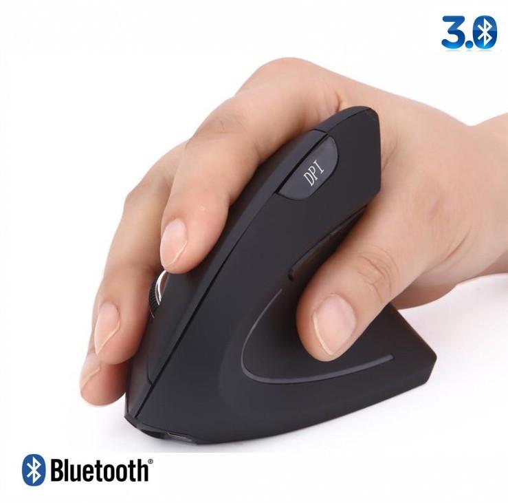Ergonomic Optical Vertical Mice 6 Keys USB Wireless Mouse 2.4GHz 1200DPI Black