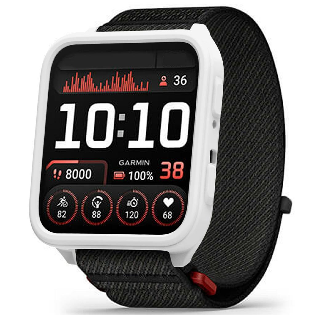 For Garmin Venu X1 Watch Case Soft Silicone Hollow Watch Frame Cover