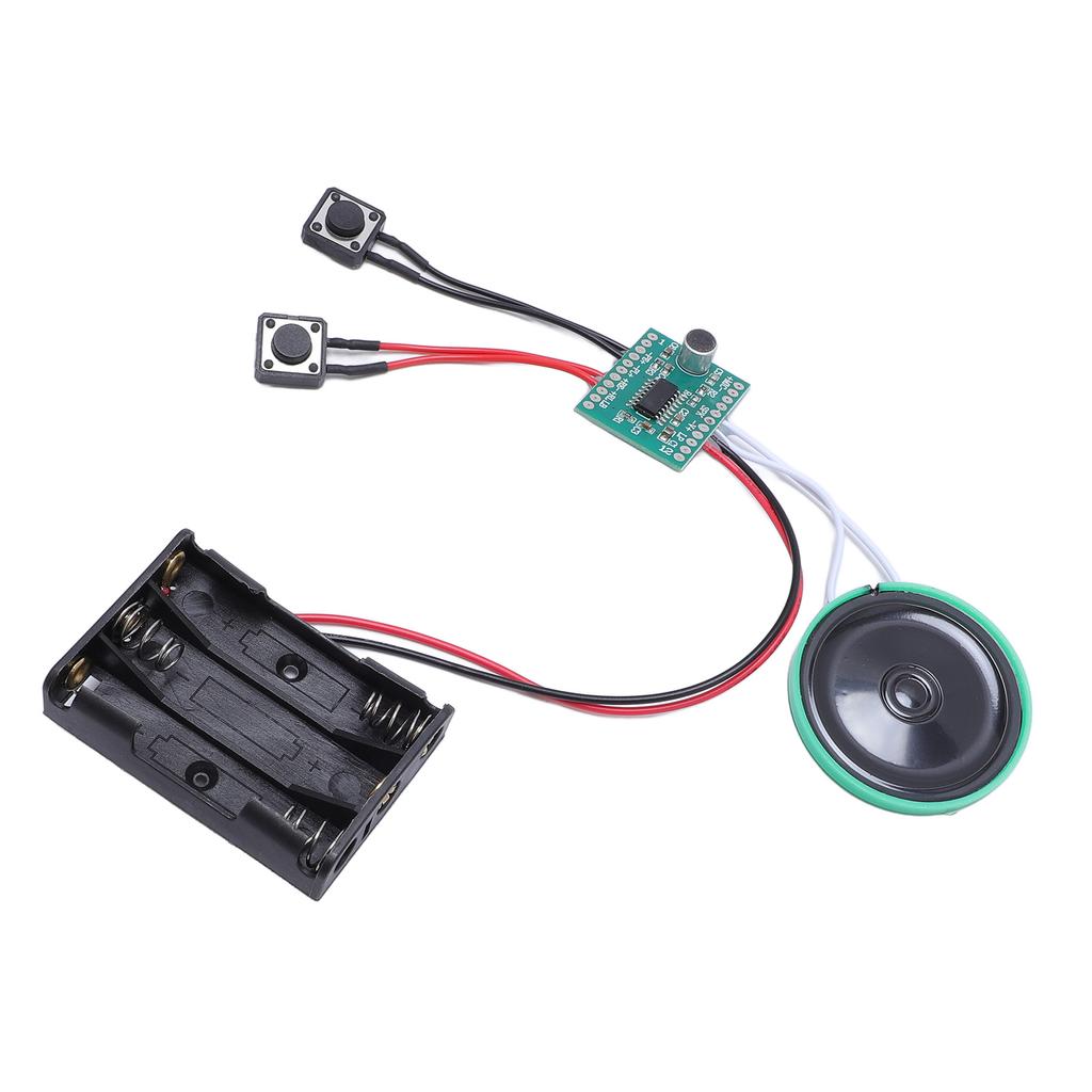 Sound Recorder Module with Speaker 4 Minutes Recording Music Voice Recording Module for Greeting Card
