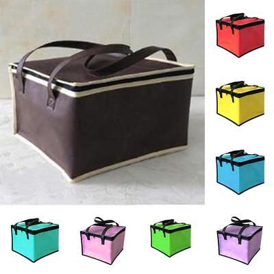 Große Vlies-Wärmedämmungspaket-Lunch-Tasche, tragbare Picknick-Behälter-Taschen, Frisch-Eis-Kühler-Träger, Lebensmittel-Isoliertaschen