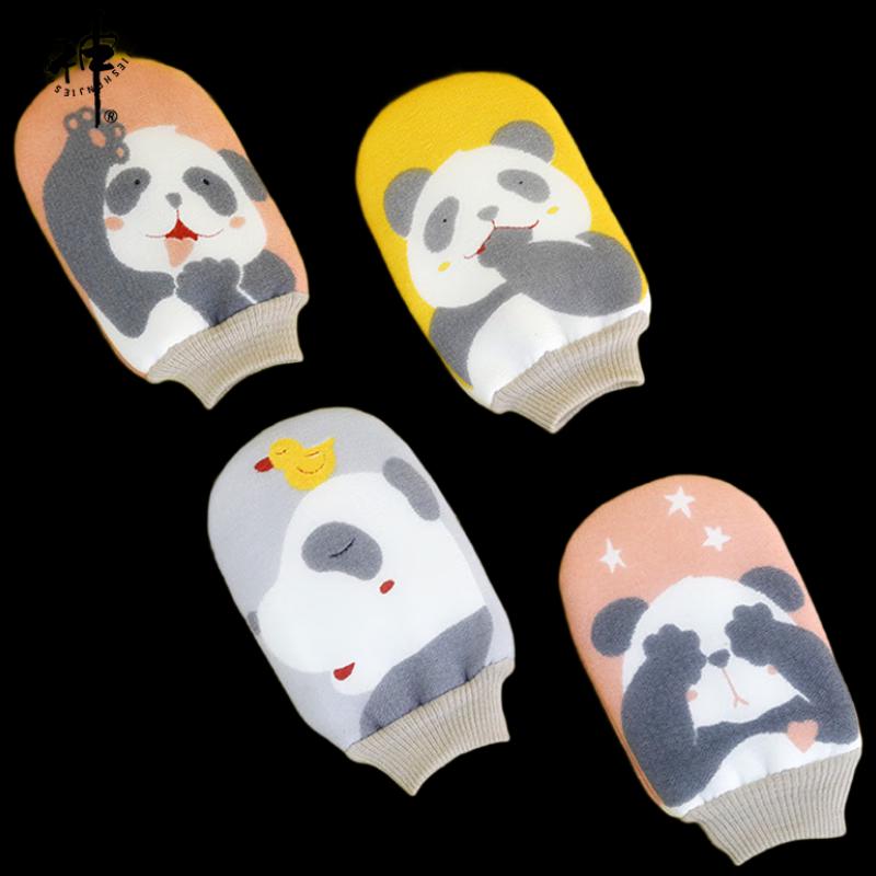 Jieshen Panda Bath Sponge Scrubber