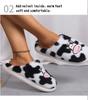 Shoes for Men Slippers Men Women Couples Autumn Winter Cute Animals Girls Warm Cartoon Milk Cow House Shoes Funny Shoes