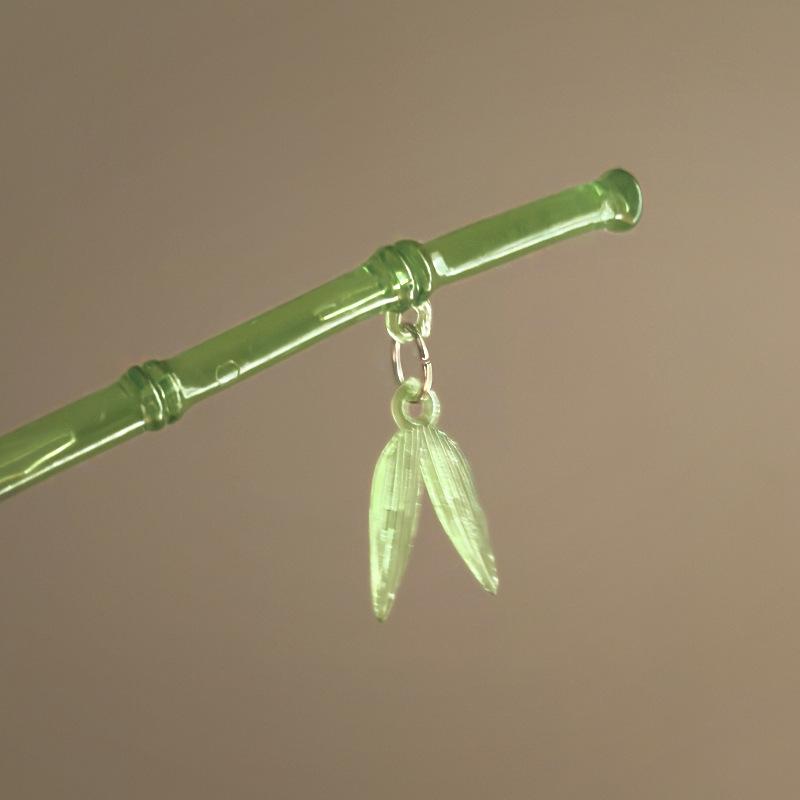 

Новая китайская антикварная бамбуковая заколка для волос с бамбуковым листом, нишевая, простая, высококлассная, осенне-зимняя, литературная и модная, универсальные аксессуары для волос