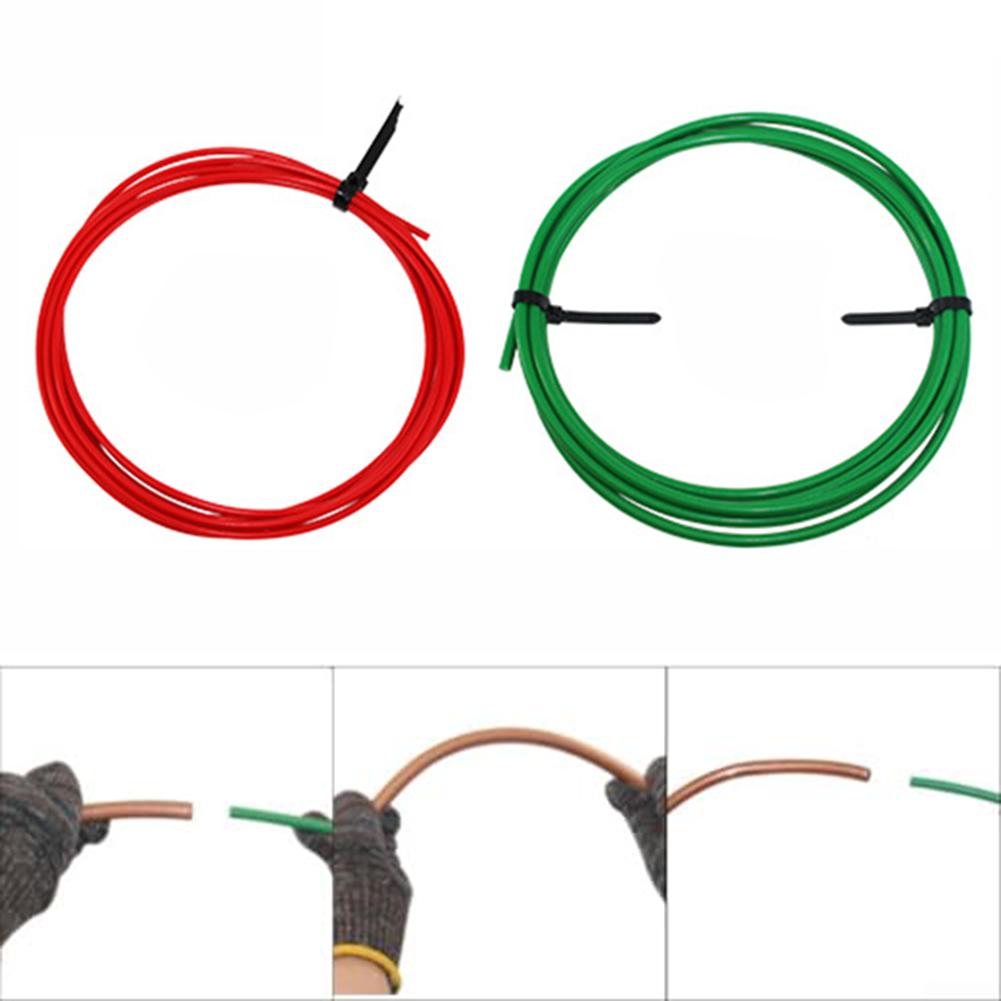Built-in Copper Tube Bending Strip Air Conditioning Pipe Bender Kit PE Plastic 1/4" 3/8" Bend Pipe Protection Strip