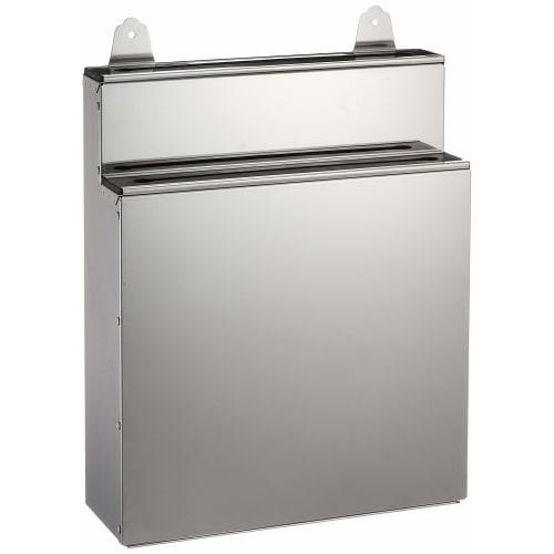 Endo Shoji TKG Large Stainless Steel Knife Holder, 2 Tiers, with Nailed Rubber Plate, Width X Depth X Height (mm): 300 X 100 X 370 Mm. Simple, Easy-to