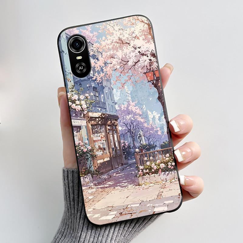 For ZTE Blade A31 Plus / BladeA31 Case Matte Black Aesthetic Luxury Cute Cool Boys Girls Pattern Casing Soft Silicone Back Cover