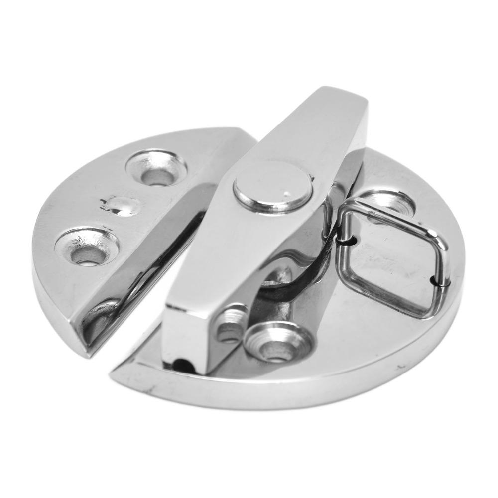 Marine Grade Round Turn Button Catch Cabinet Twist Lock  For Boat Door & External Cabinet