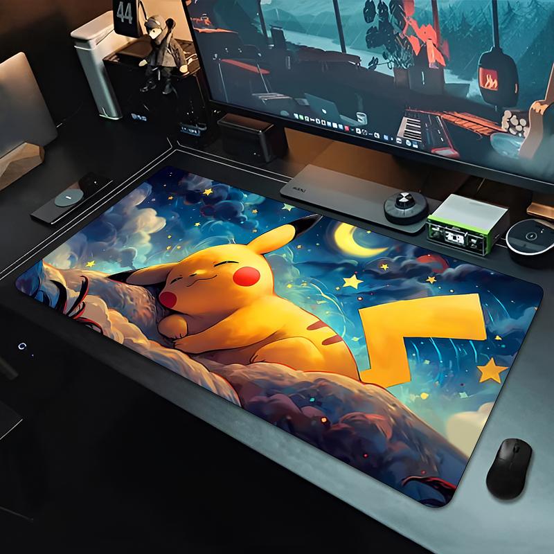 Anime Mouse Pad Cute Pikachu Esports Players Gamer Rubber Keyboard Pad xcm Pokemon Office Computer Mousepad kawaii Desk Mat
