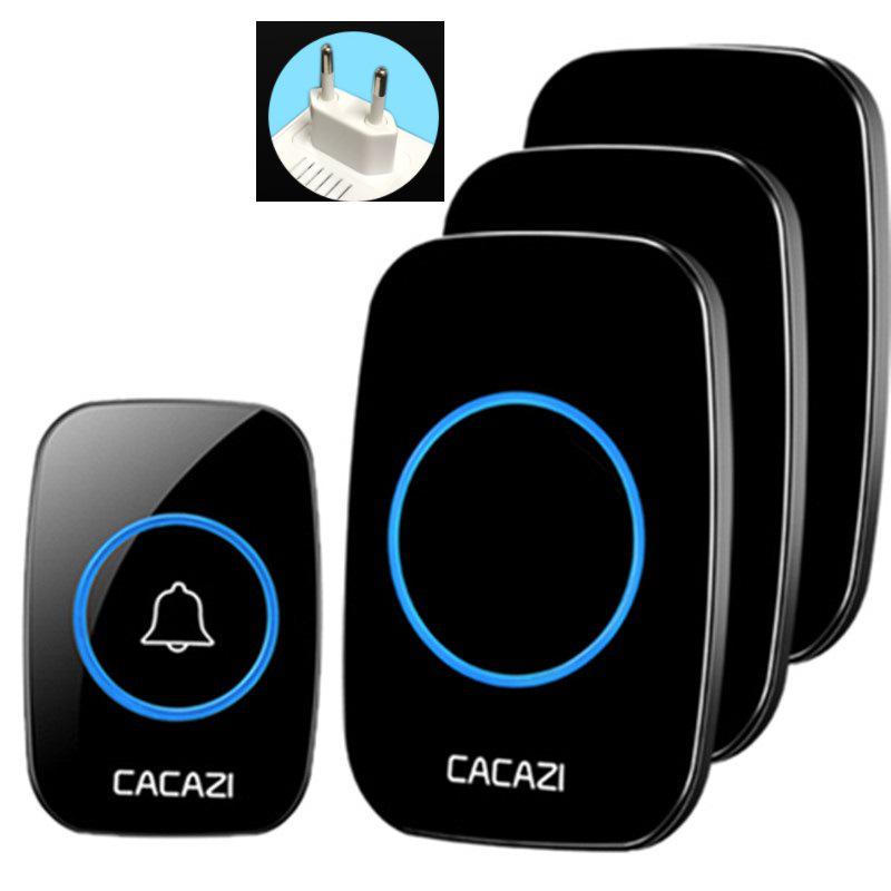 A10 Wireless Long-Range Home Doorbell with Multiple Call Bells and Elderly Pager, Compatible with EU, US, and UK Standards.