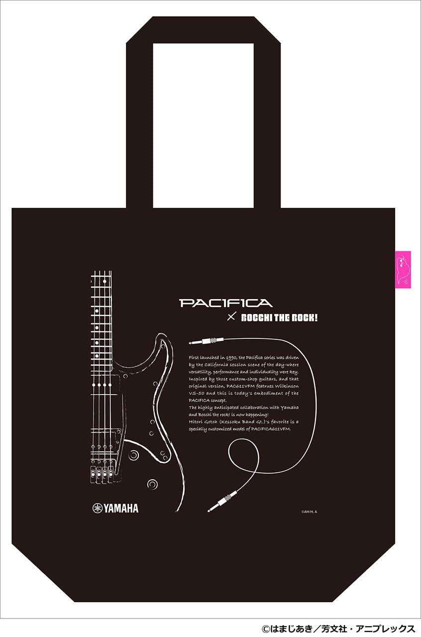 Anime the x Yamaha PACIFICA Original Tote Bag inner Bocchi Rock with pocket 4230₽