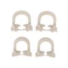 4pcs Dental Matrices Clamp Rings Dental Dam Clamp Barrier Clips Separating Rings Accessory