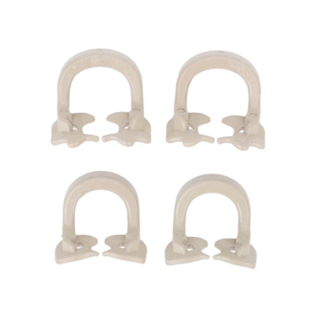 4pcs Dental Matrices Clamp Rings Dental Dam Clamp Barrier Clips Separating Rings Accessory